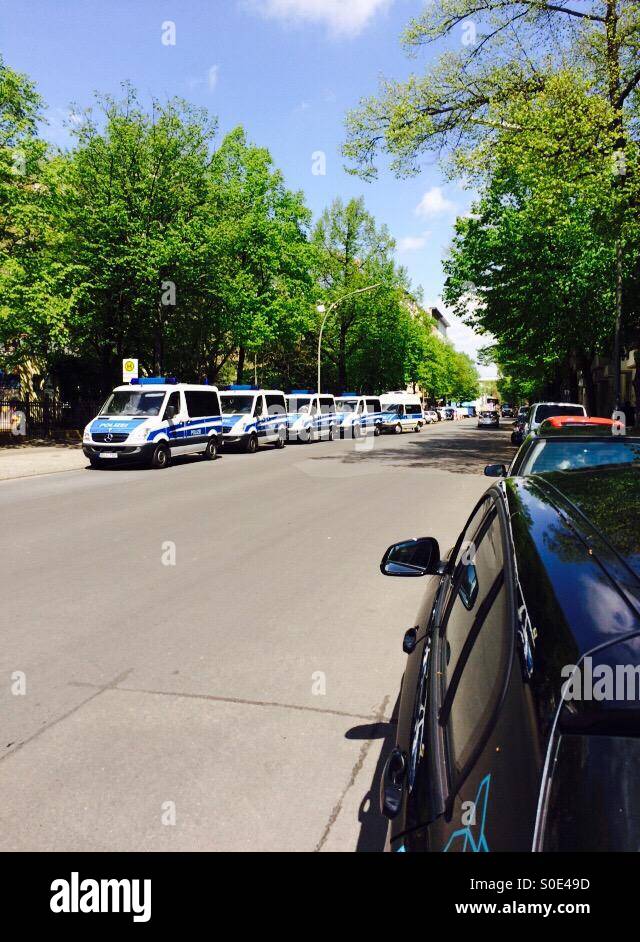 Berlin Police Stock Photo Alamy