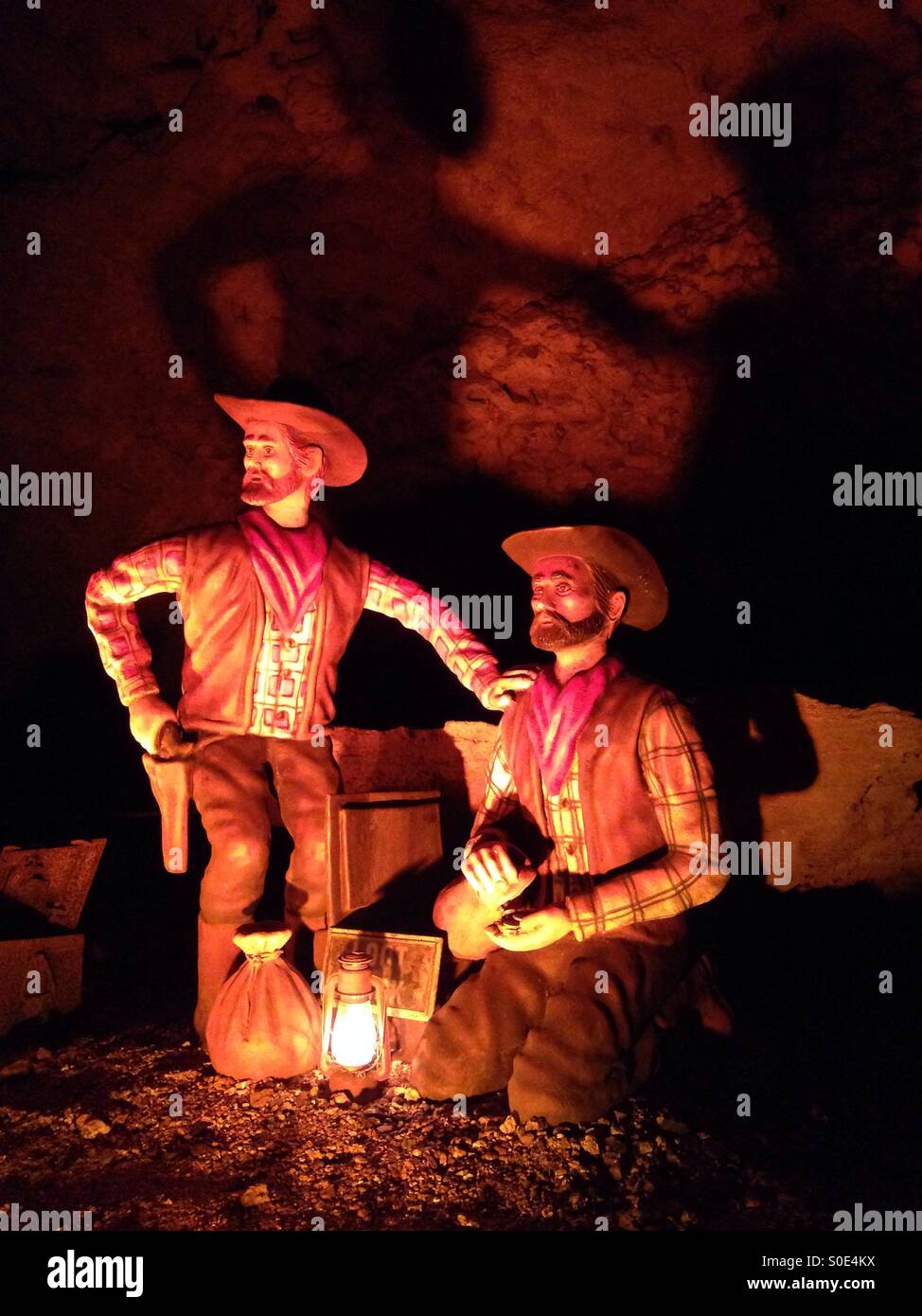 Jesse James' hideout in Meramec Caverns, Missouri Stock Photo Alamy