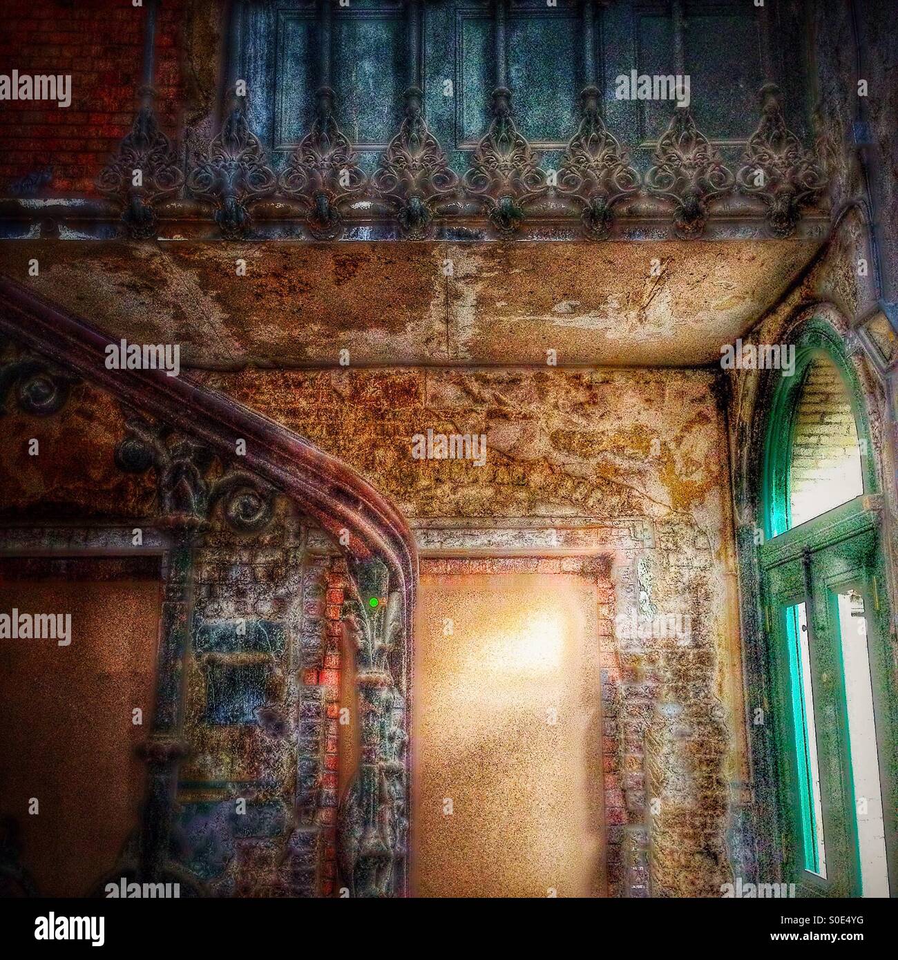 Old Peckham station interior - Smartphone Captured Stock Image