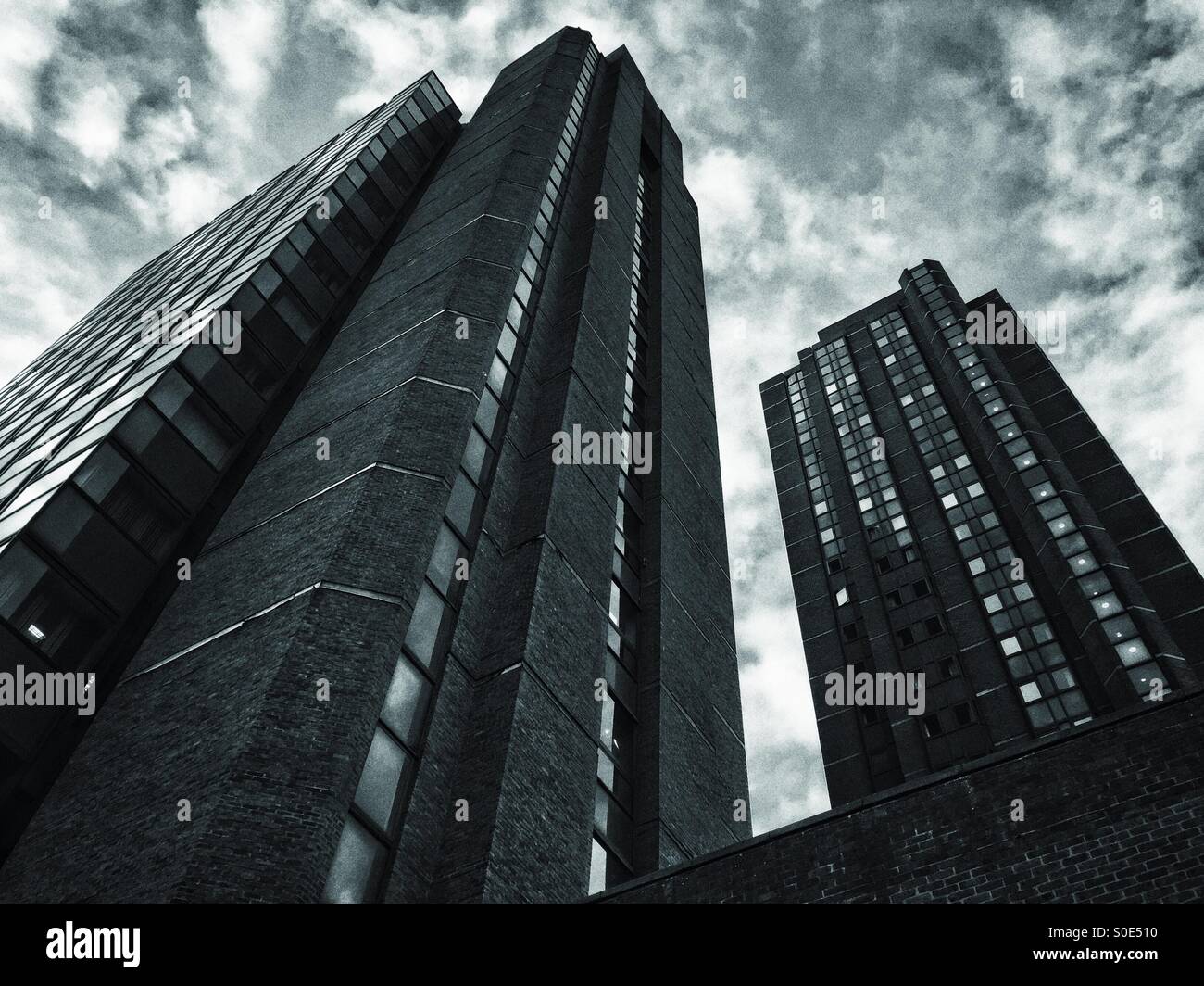 Tower blocks,Southwark,London - Smartphone Captured Stock Image