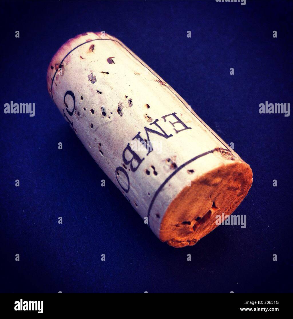 The wine is open - Smartphone Captured Stock Image