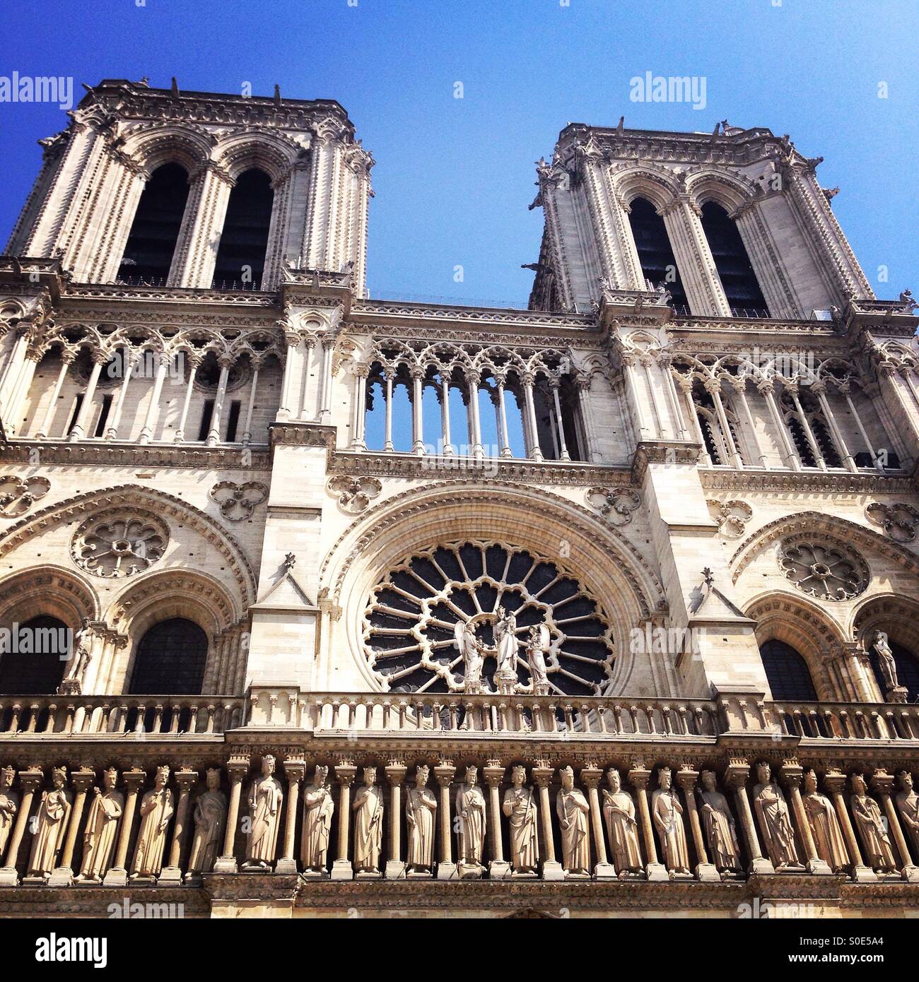 Notre Dame - Smartphone Captured Stock Image