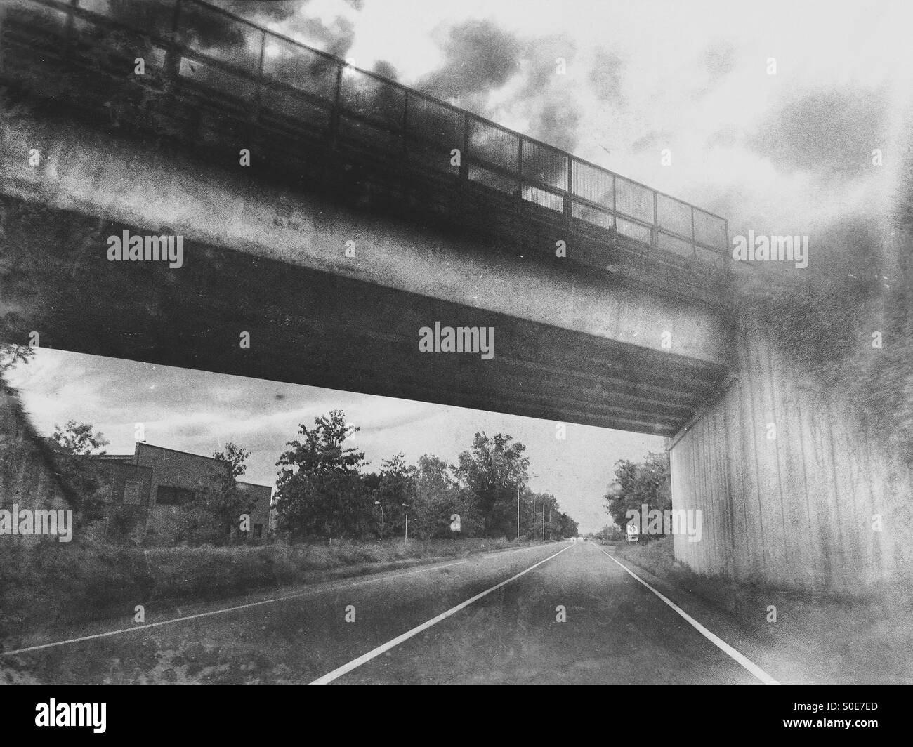 Pass the bridge - Smartphone Captured Stock Image