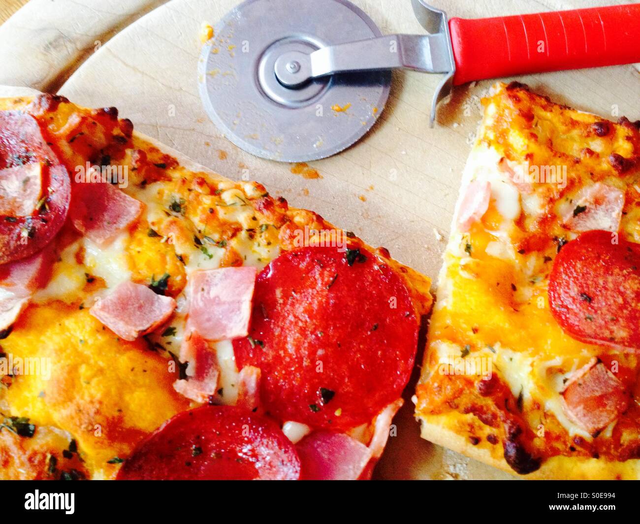 Slices of pizza - Smartphone Captured Stock Image