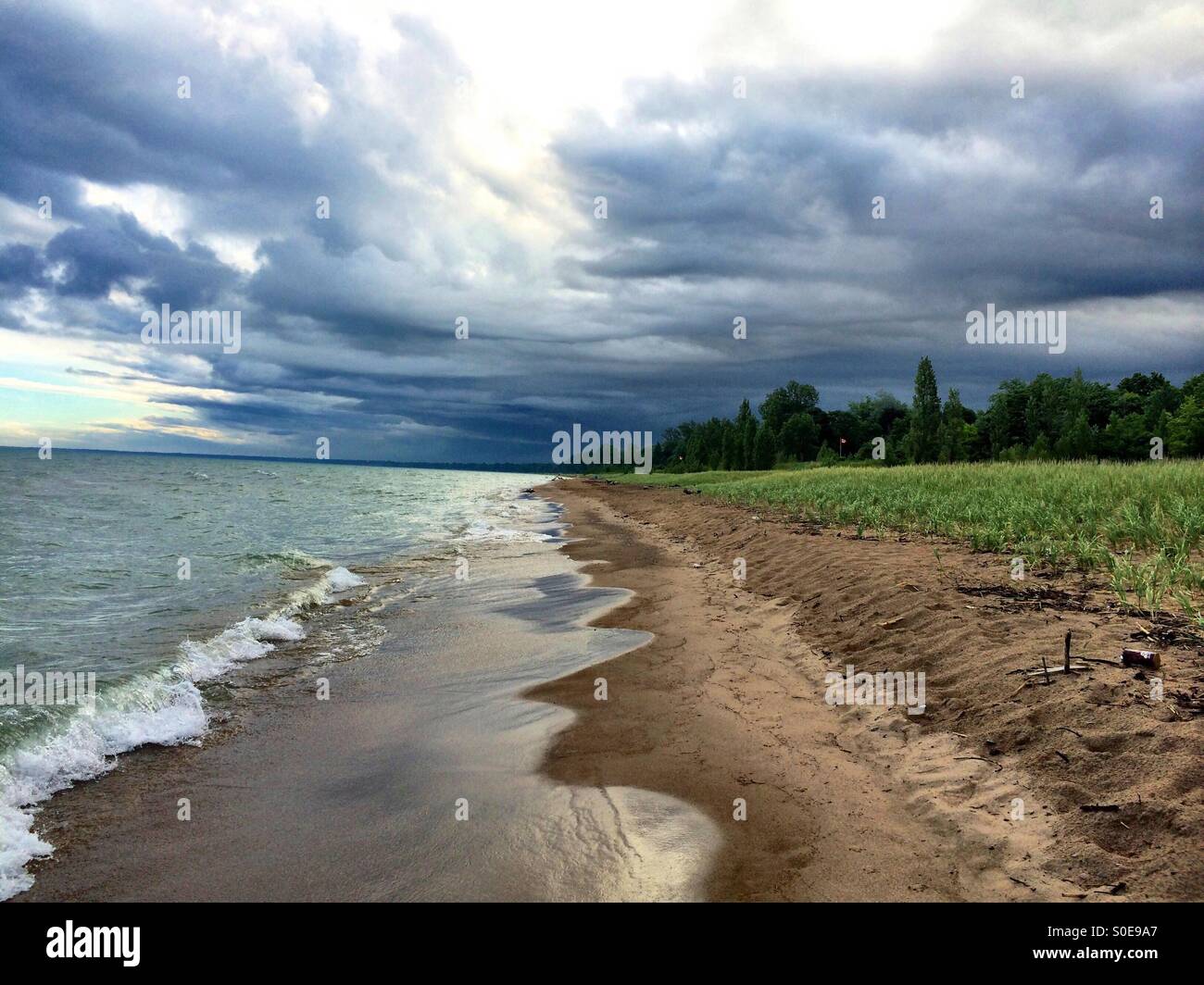 Bayfield Beach, Lake Huron, Ontario Stock Photo Alamy