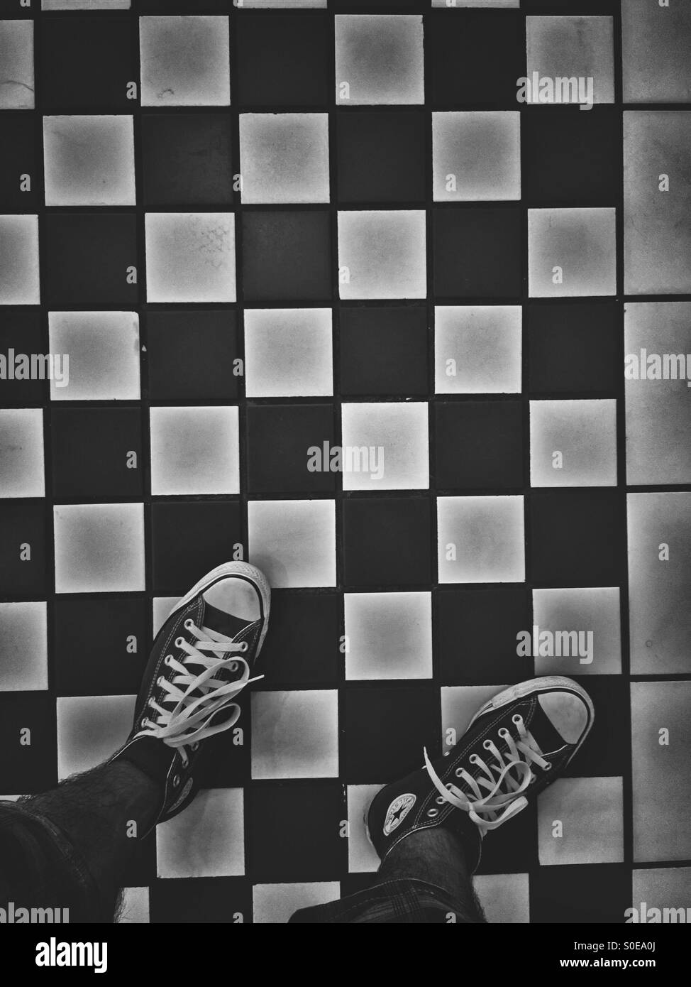 Black and white tiles Black and White Stock Photos & Images Alamy