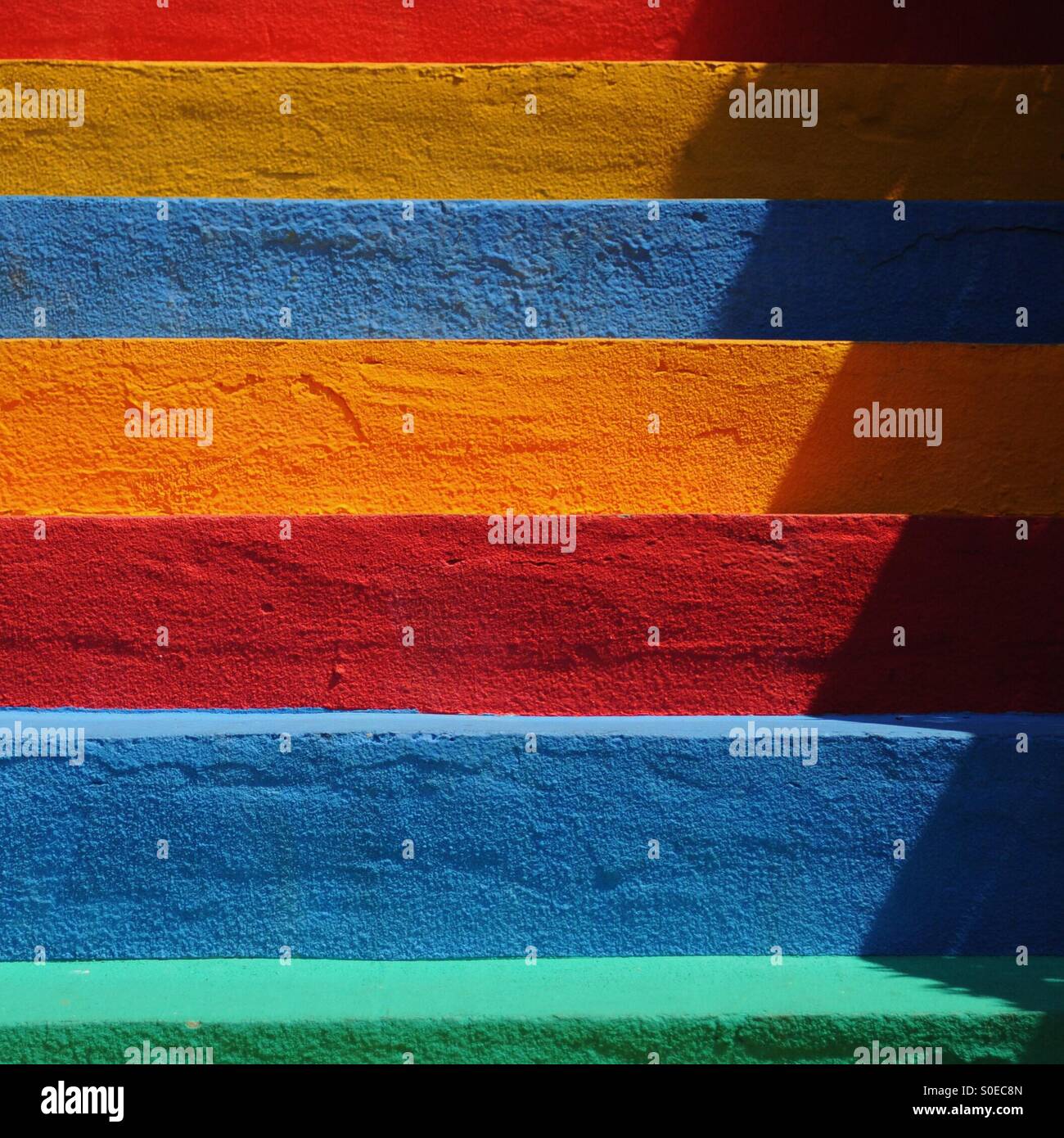Rainbow stairs hi-res stock photography and images - Alamy