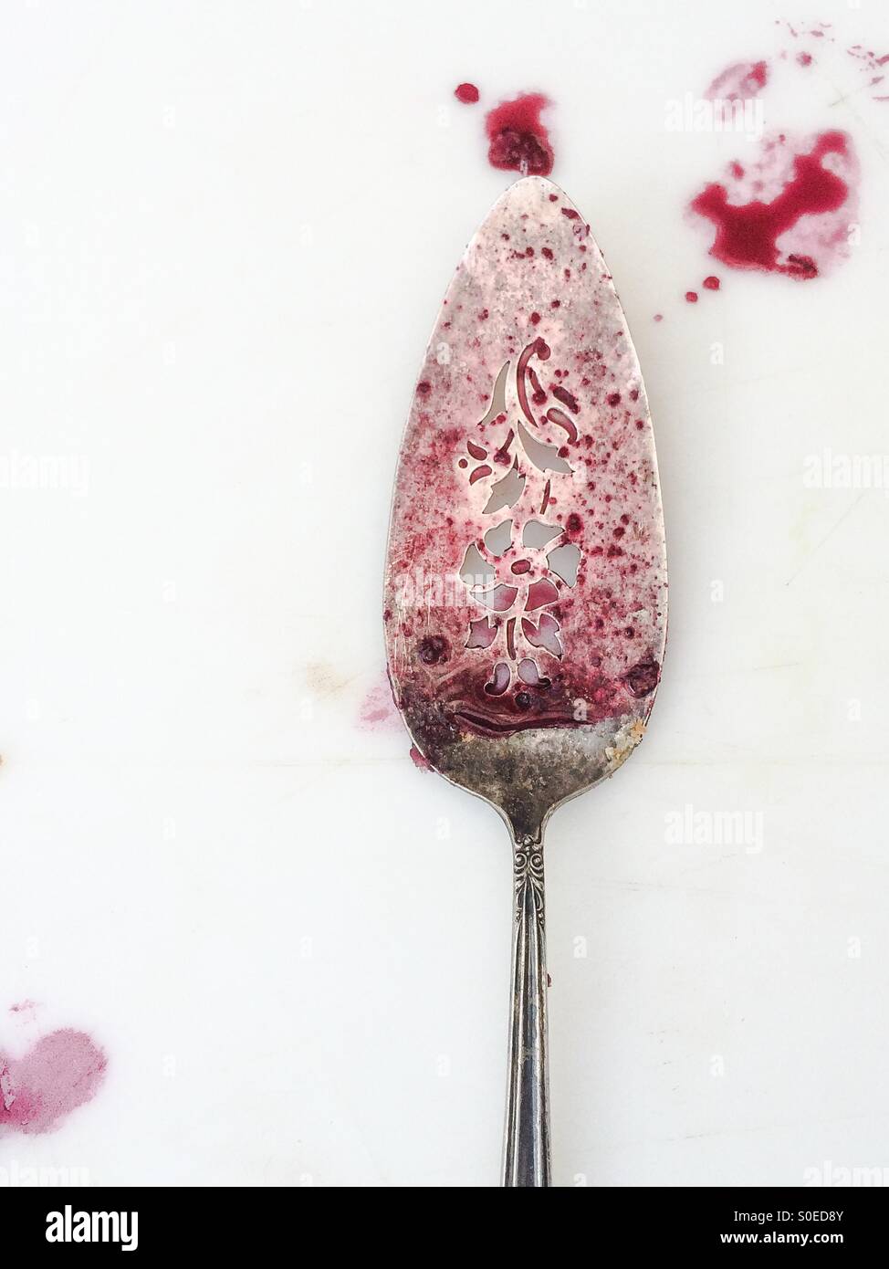 Pie server - Smartphone Captured Stock Image