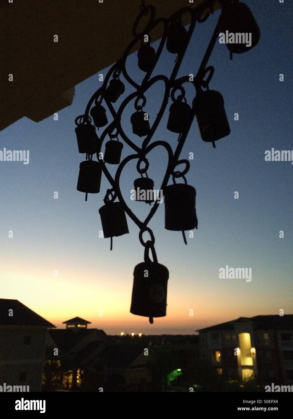 Wind chimes - Smartphone Captured Stock Image