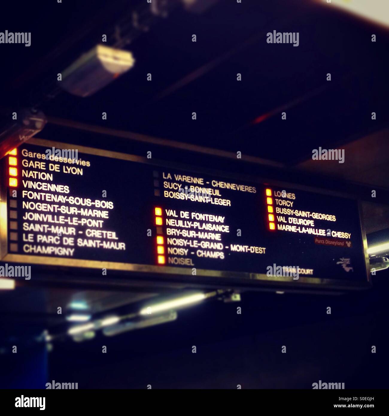 Metro stations names hi-res stock photography and images - Alamy