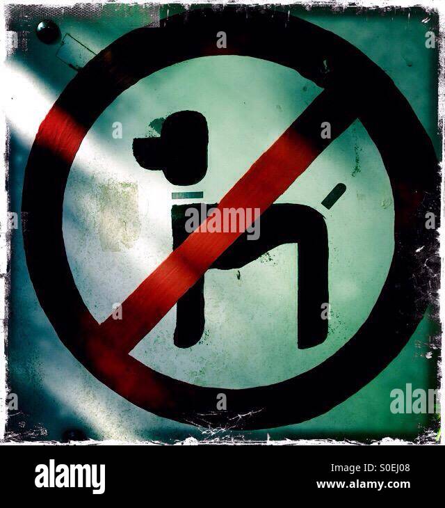 No dogs - Smartphone Captured Stock Image