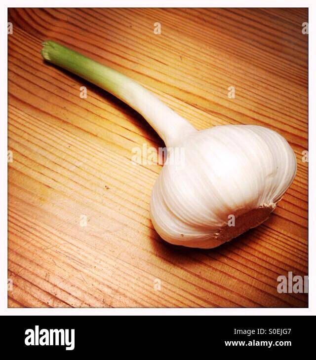 Garlic - Smartphone Captured Stock Image