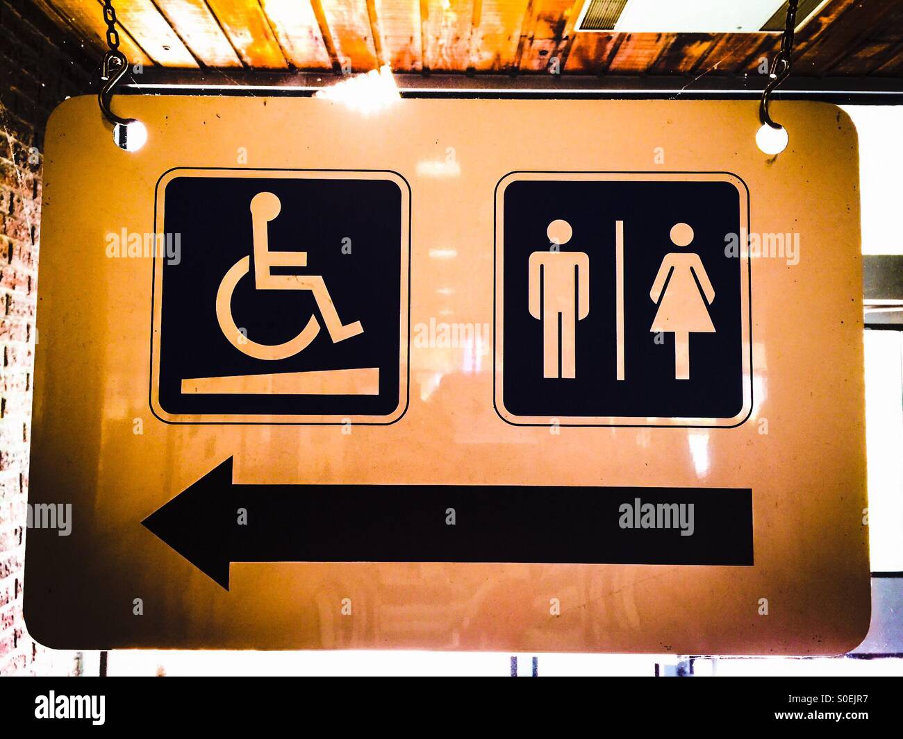 Man woman handicapped - Smartphone Captured Stock Image