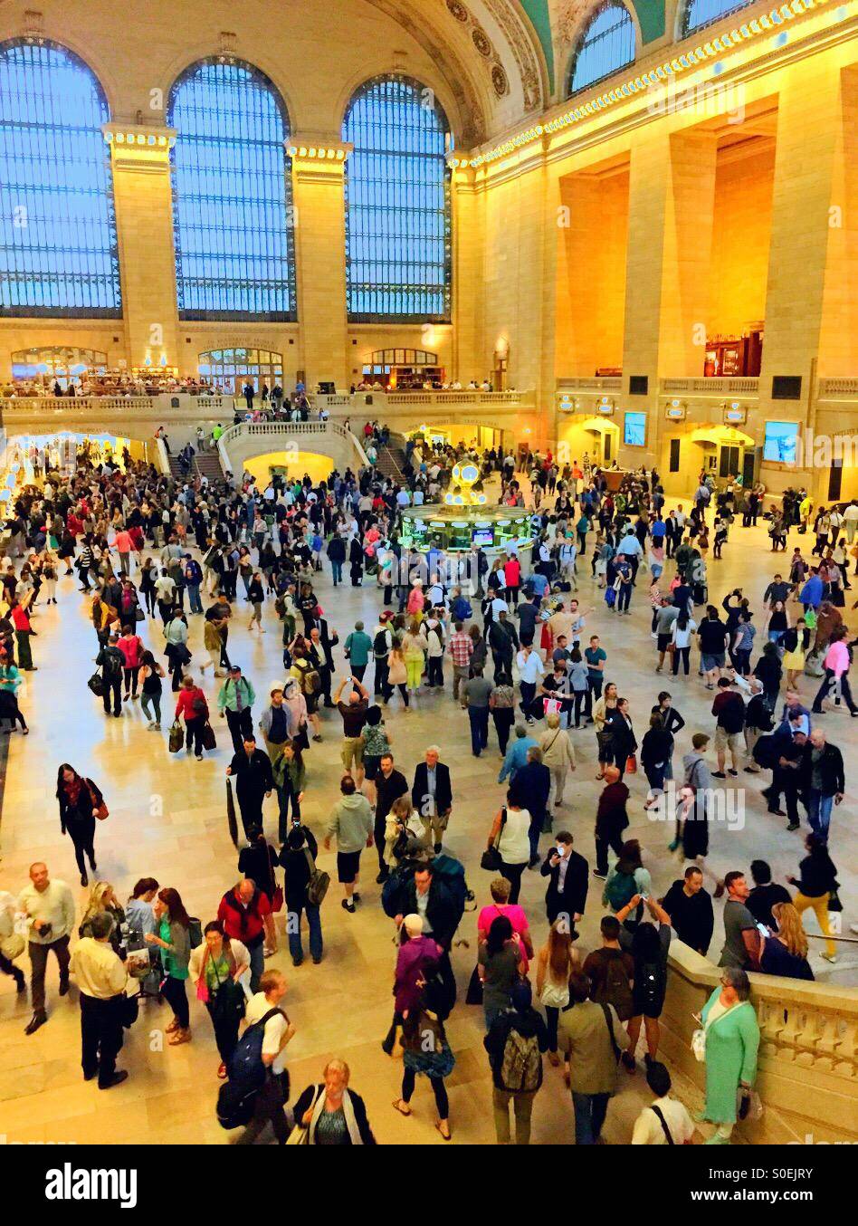 Interior of the main concourse at Grand Central Terminal (aka Grand Central  Station) at 42nd & Park Avenue in Midtown Manhattan Stock Photo - Alamy