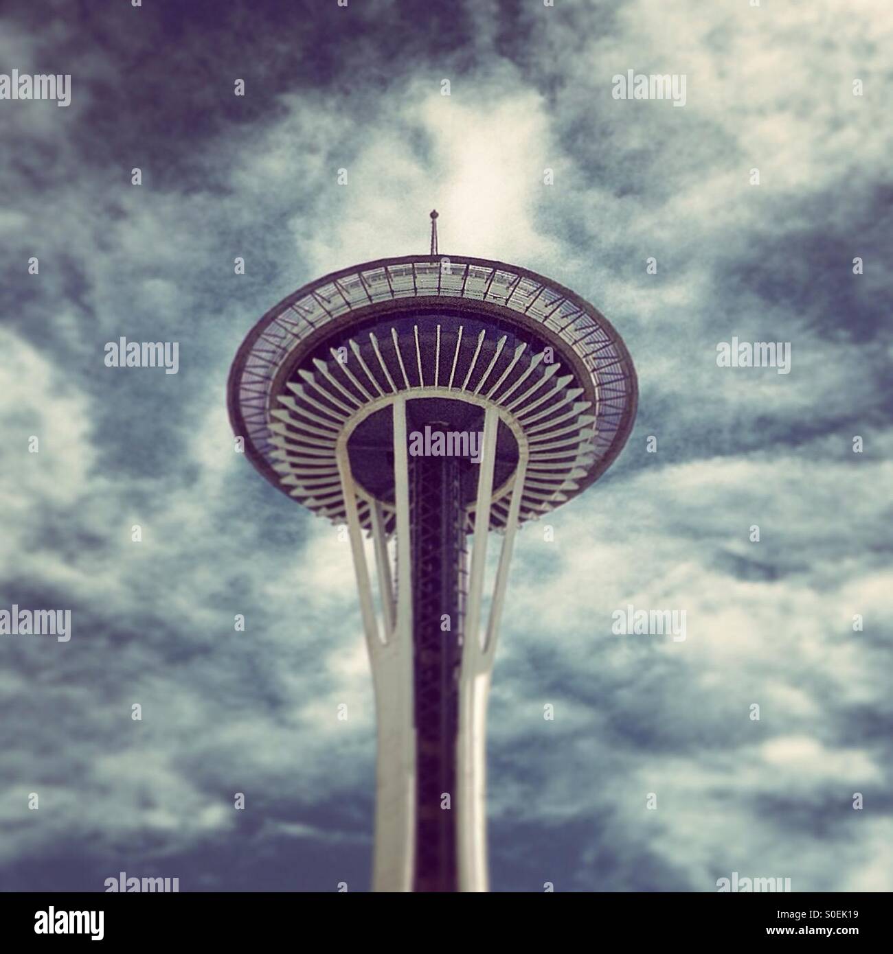 Space Needle, Seattle Stock Photo