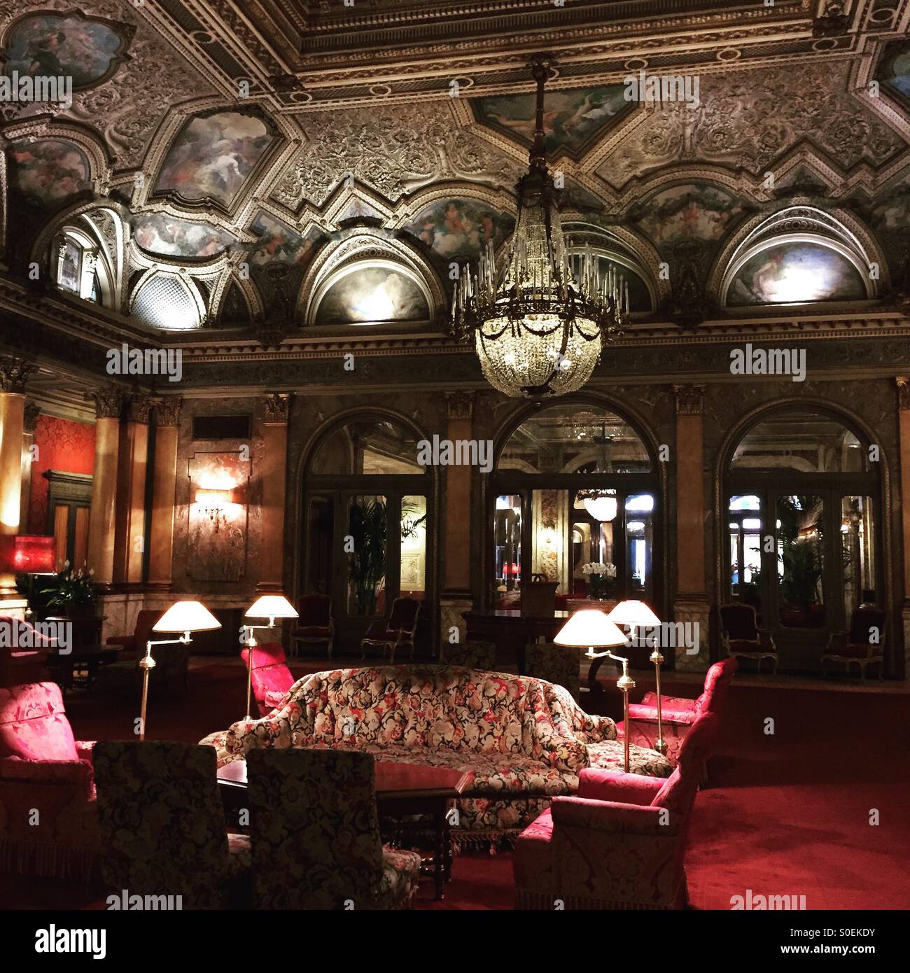 Luxury hotel in Rome - Smartphone Captured Stock Image