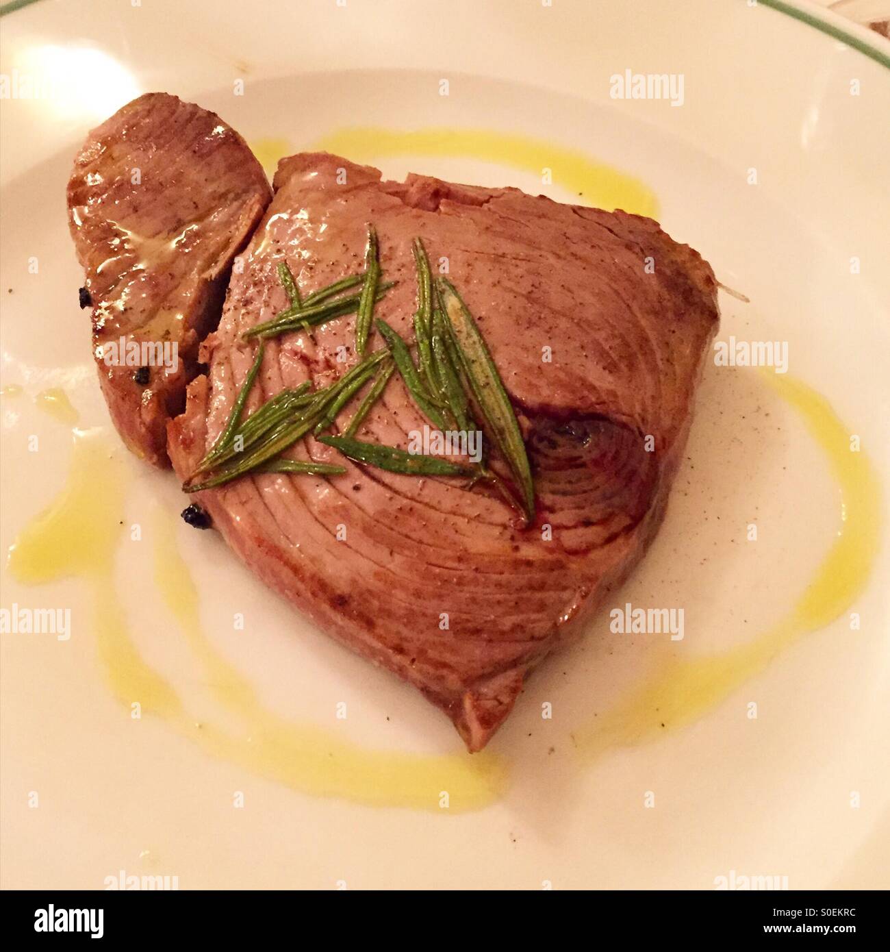 Tuna stake - Smartphone Captured Stock Image