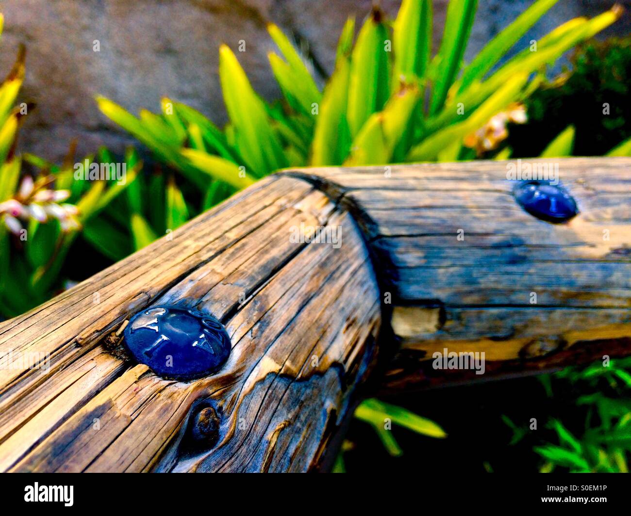 Wood railing hi-res stock photography and images - Alamy