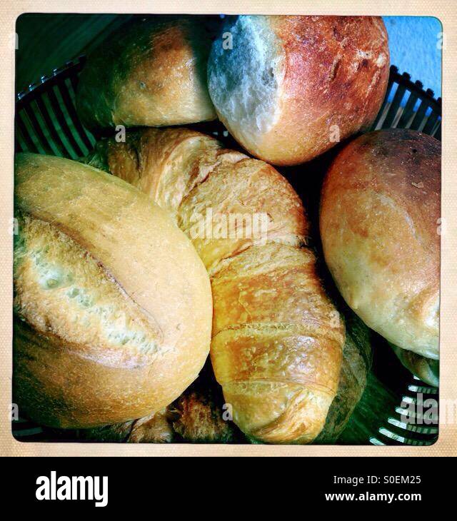 Breakfast Rolls - Smartphone Captured Stock Image