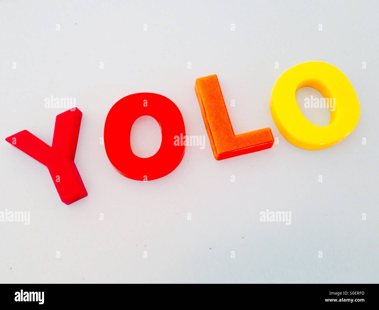 You only live once Stock Photo