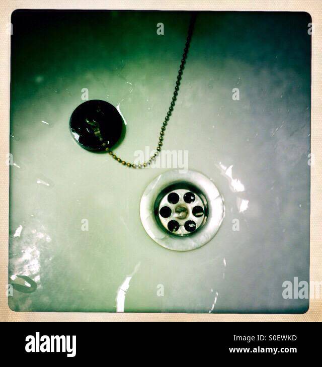 Drain in the shower - Smartphone Captured Stock Image