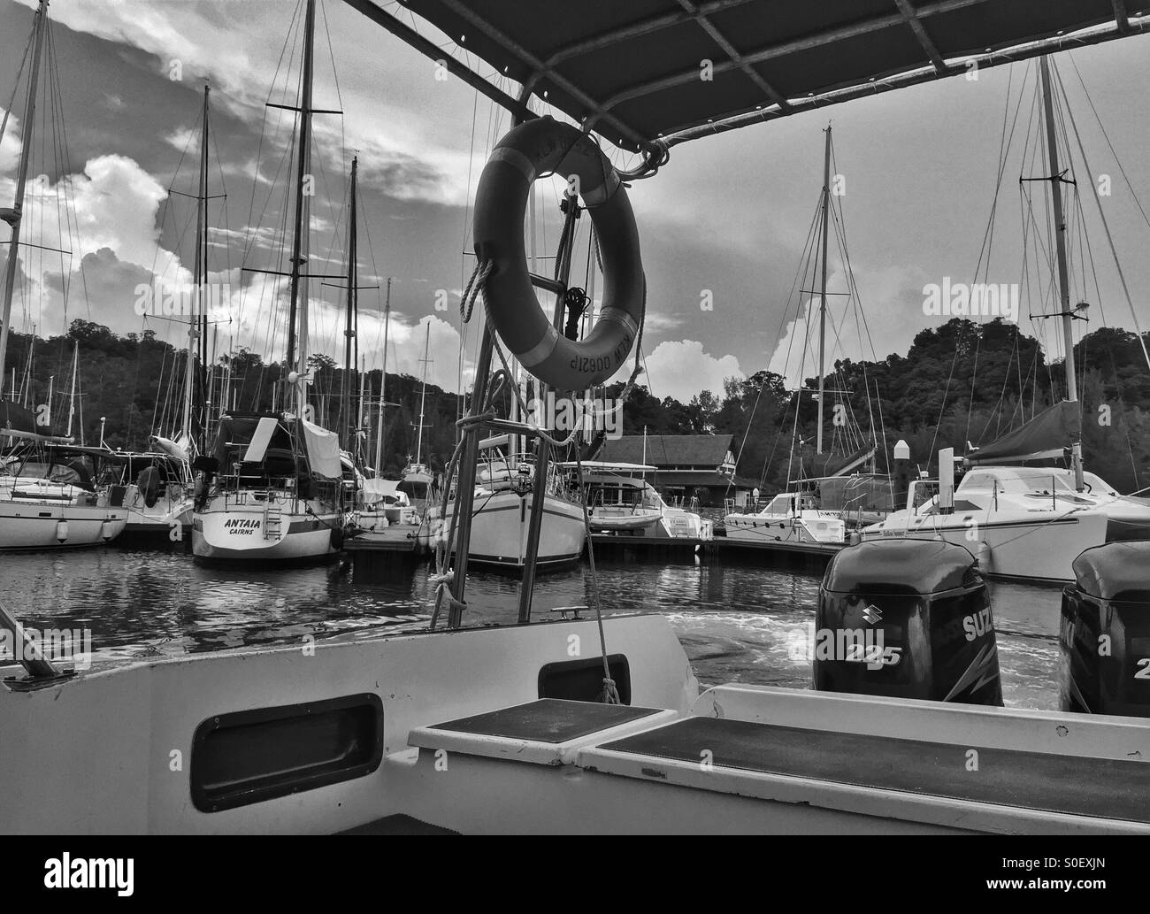 Leaving for mainland. - Smartphone Captured Stock Image