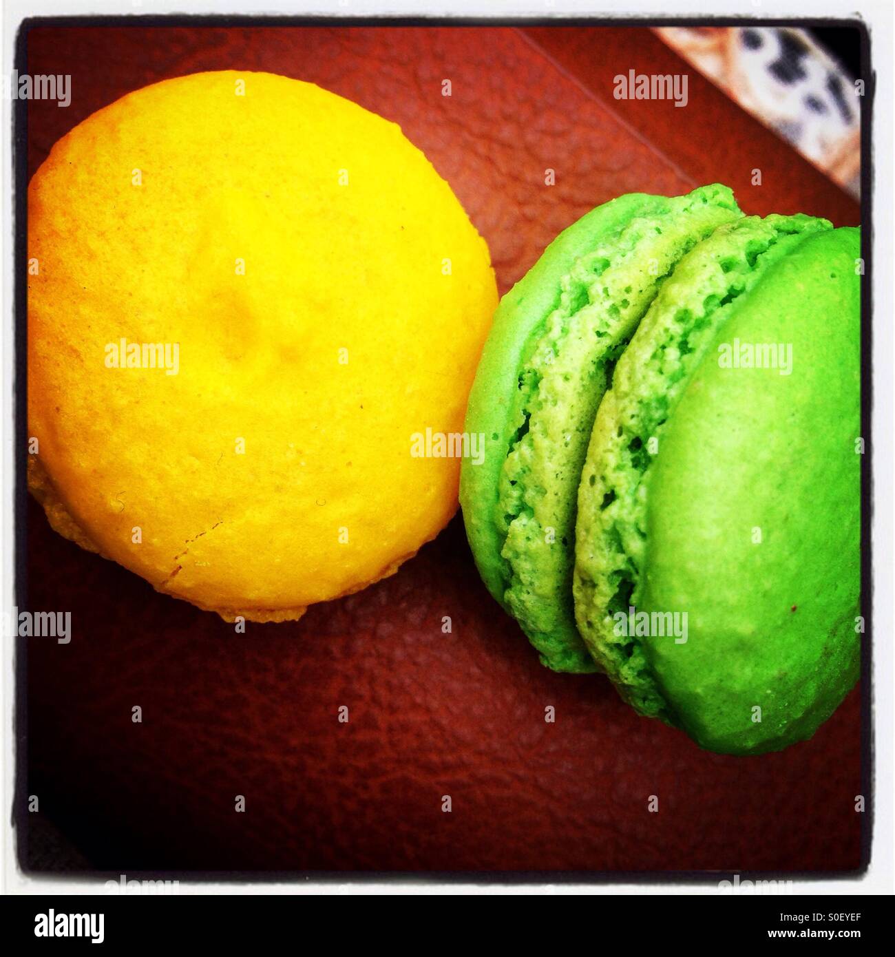 Macaroons - Smartphone Captured Stock Image