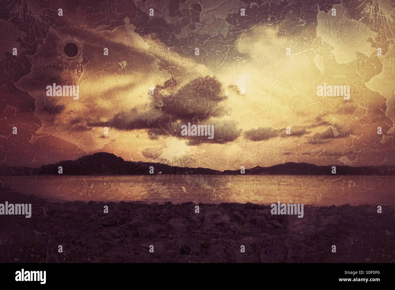 Rain cloud. - Smartphone Captured Stock Image