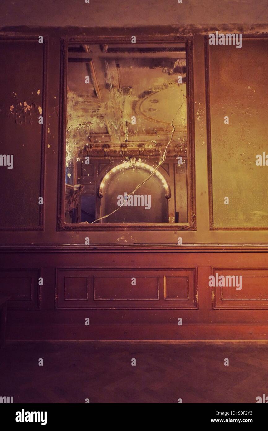 An old ballroom interior in Berlin Germany - Smartphone Captured Stock Image