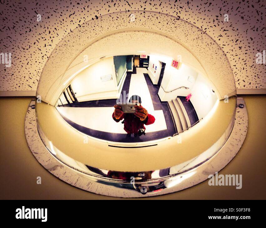 Unusual Selfie - Smartphone Captured Stock Image