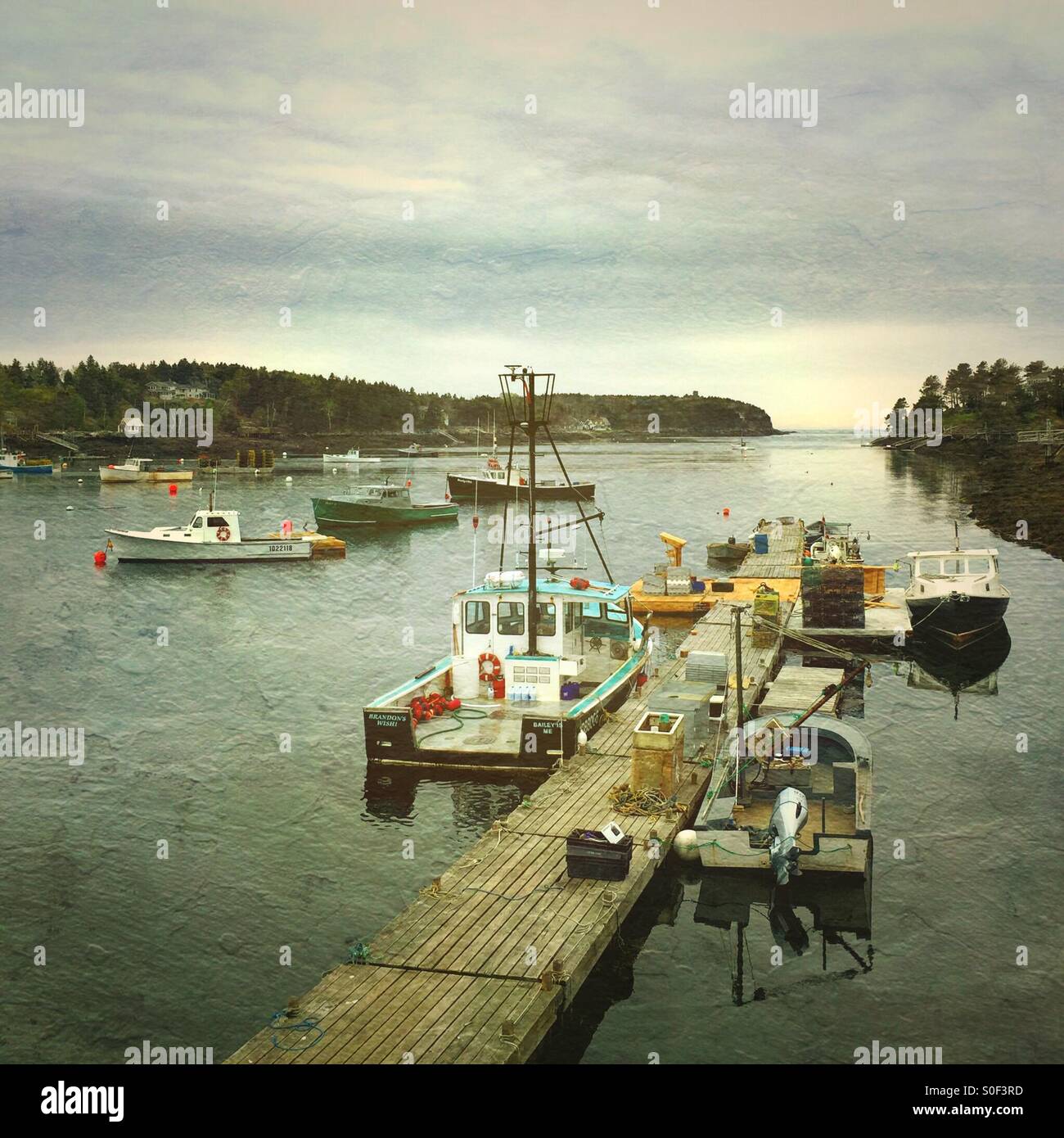 Mackerel Cove, Bailey Island, ME Stock Photo Alamy