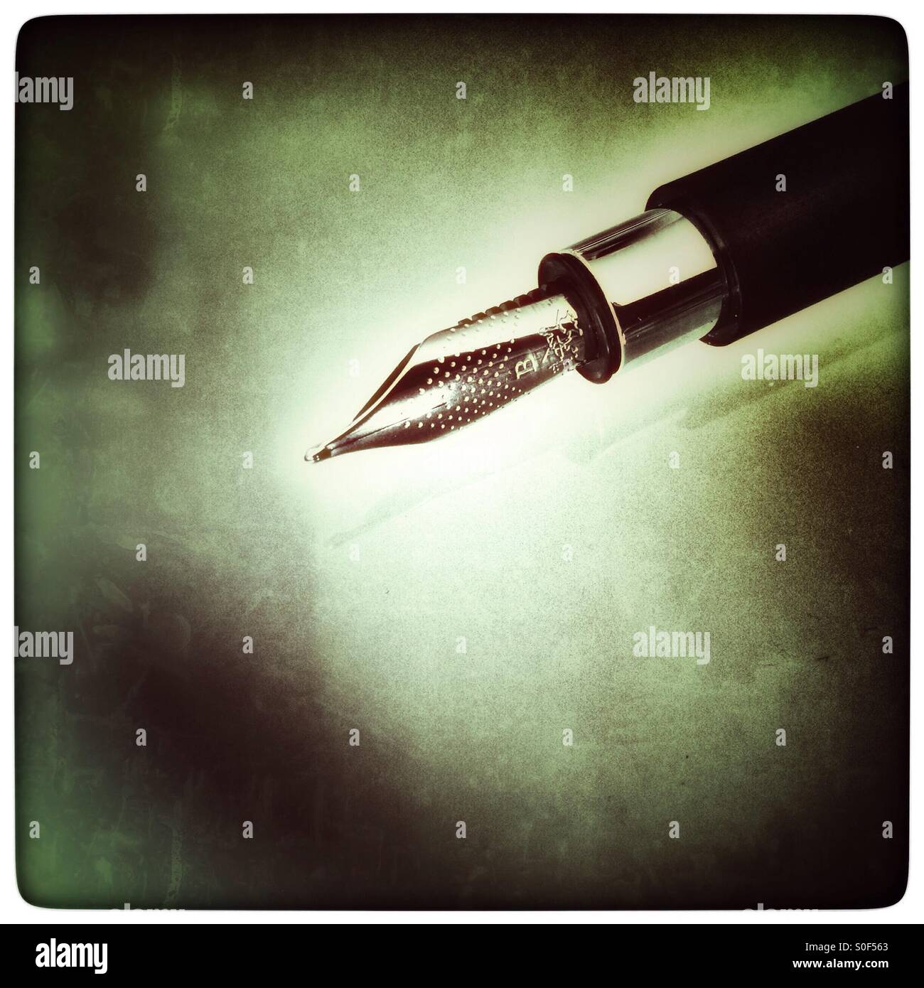 Fountain pen - Smartphone Captured Stock Image