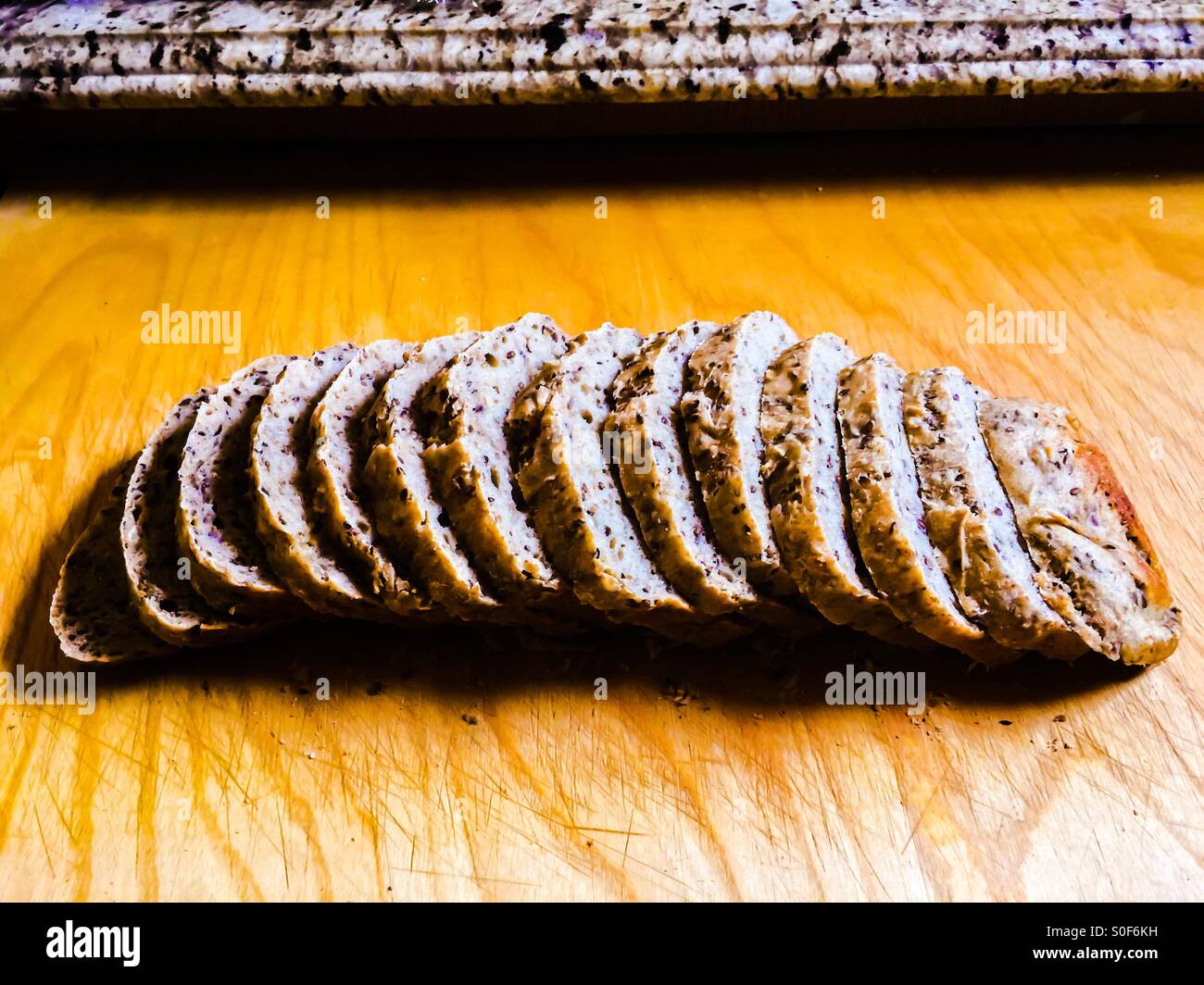 Fresh sliced - Smartphone Captured Stock Image