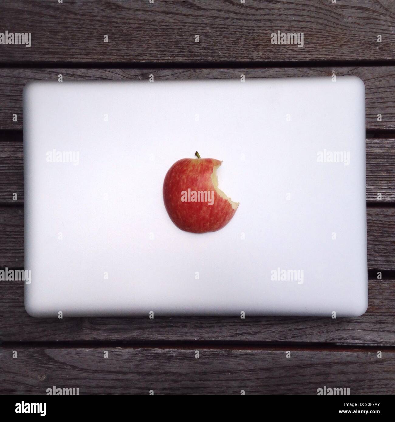 Apple Computer - Smartphone Captured Stock Image