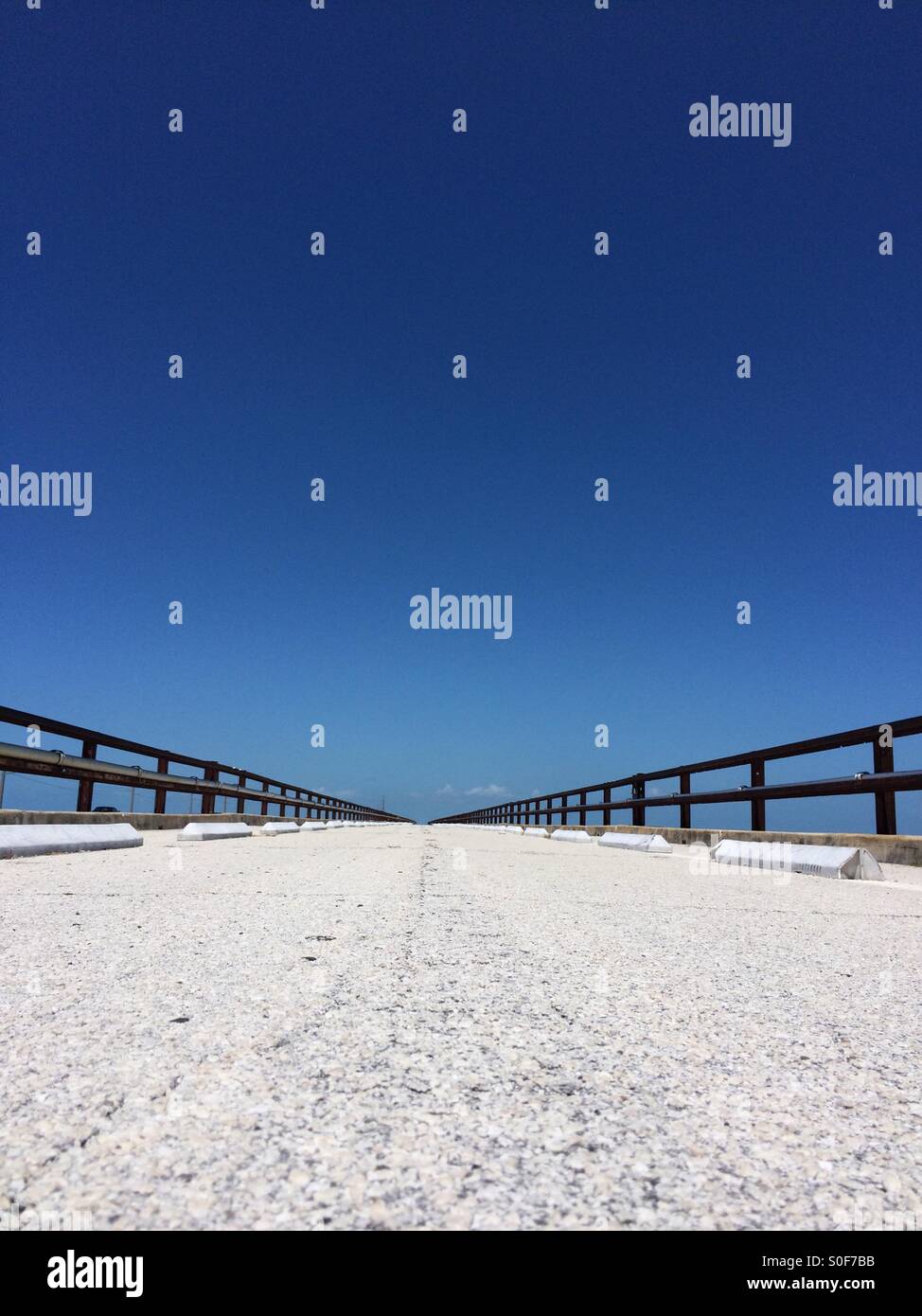 Old Seven Mile Bridge in the Florida Keys - Smartphone Captured Stock Image