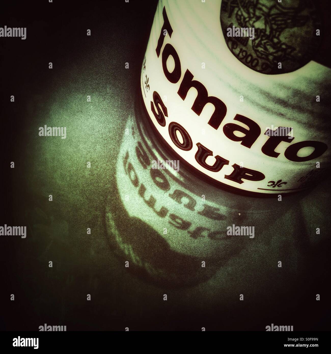 Tomato soup - Smartphone Captured Stock Image