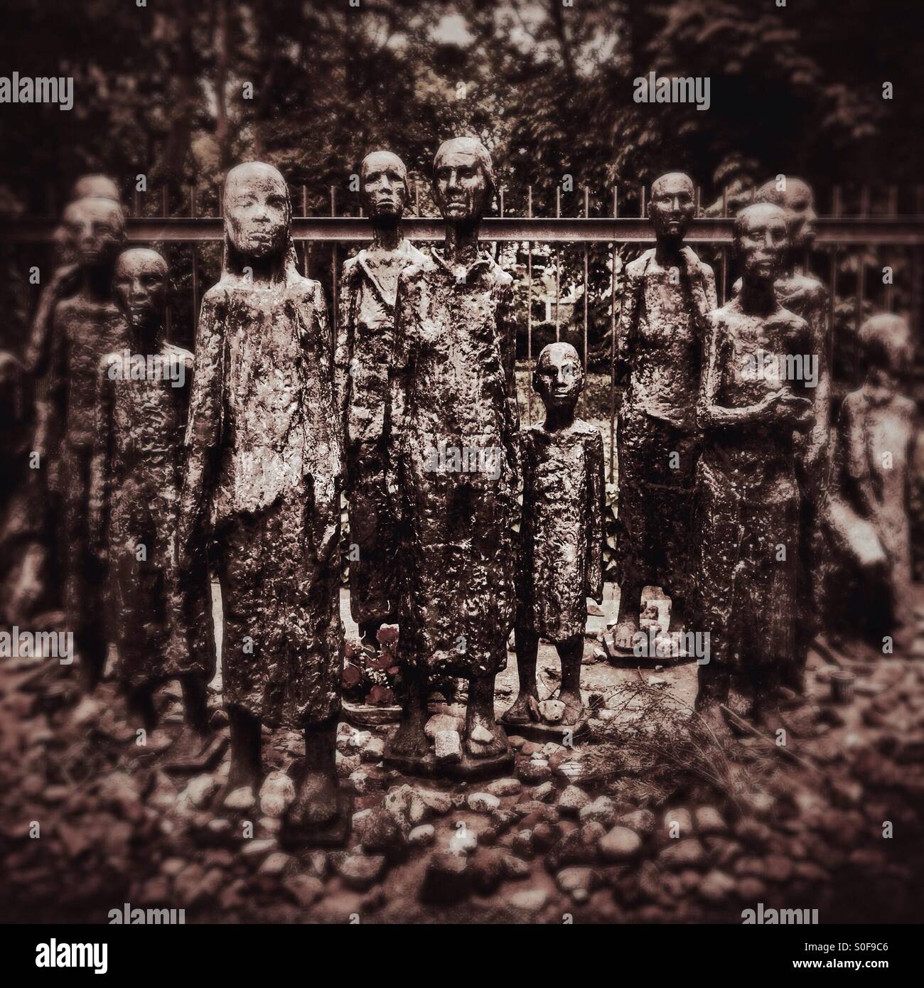 Jewish Cemetery memorial in Berlin Germany by Will Lammert - Smartphone Captured Stock Image