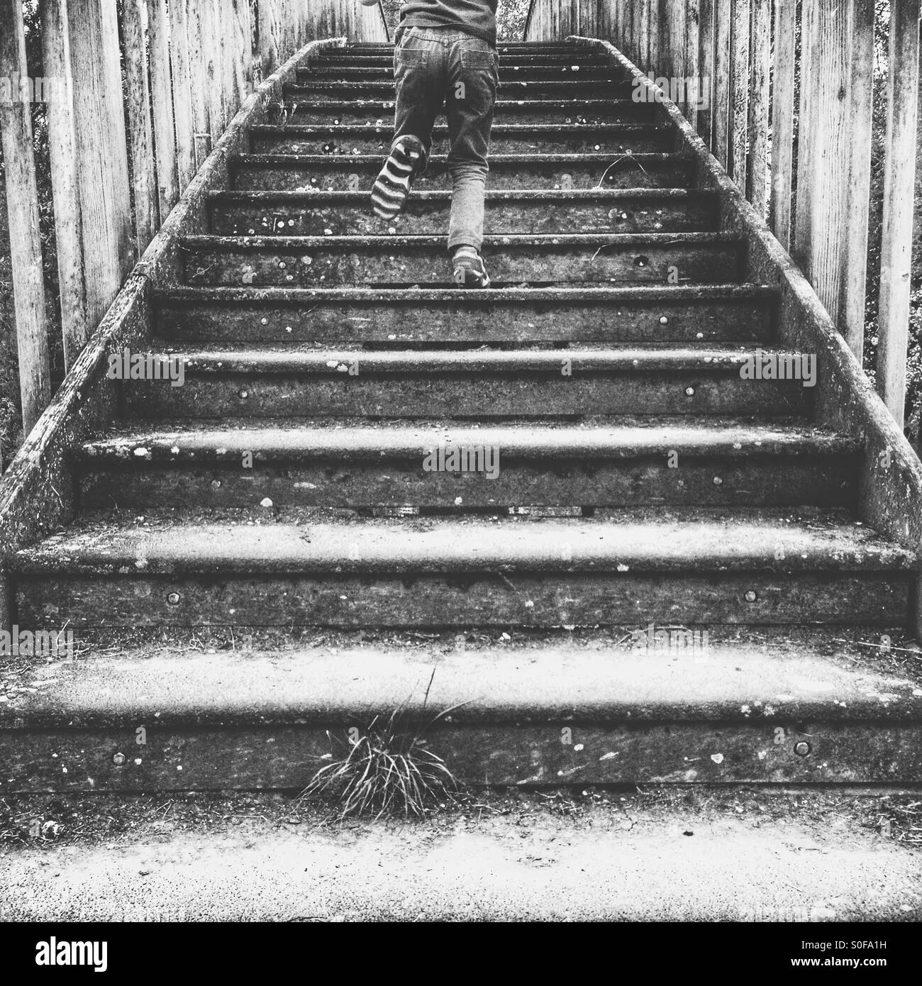child-going-up-stairs-hi-res-stock-photography-and-images-alamy