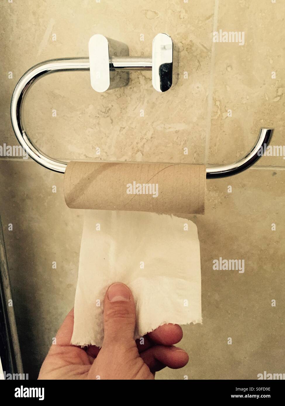 Last piece panic - Smartphone Captured Stock Image