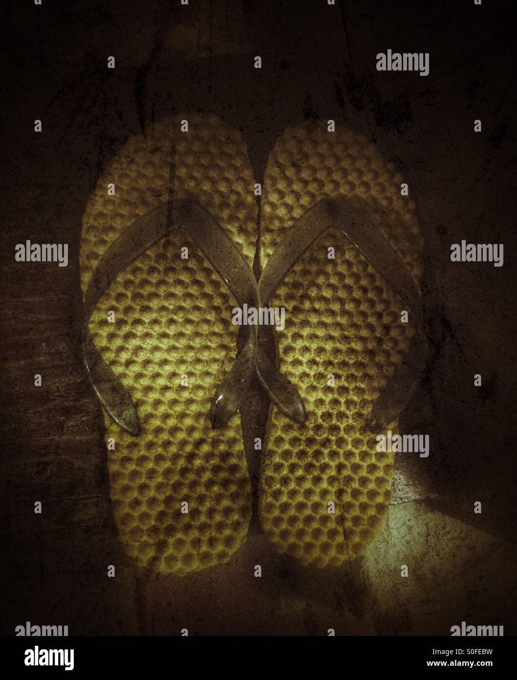 A pair of sleepers. - Smartphone Captured Stock Image