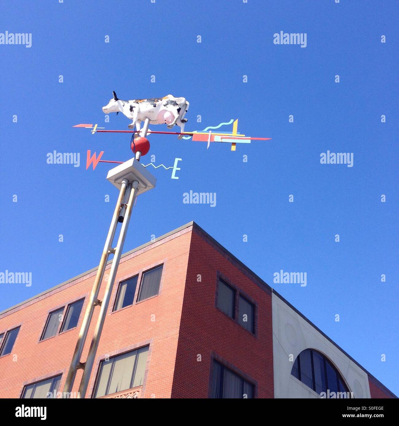 Weather vane - Smartphone Captured Stock Image