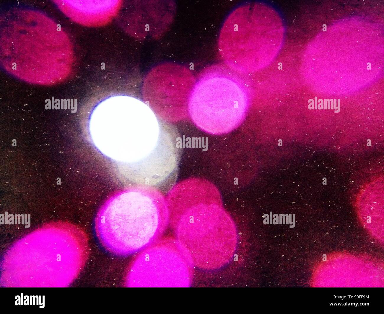Fibre optic lights - Smartphone Captured Stock Image