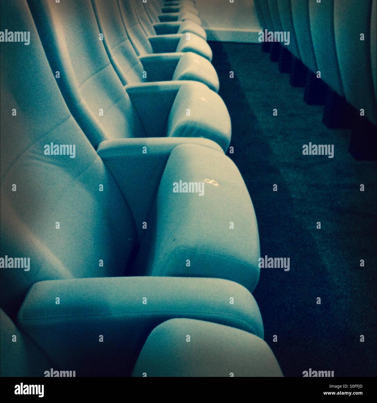 Cinema seating - Smartphone Captured Stock Image