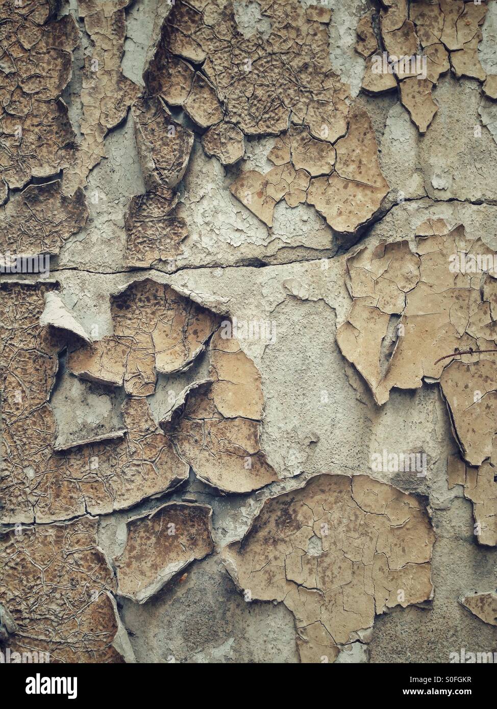 Peeling Paint - Smartphone Captured Stock Image