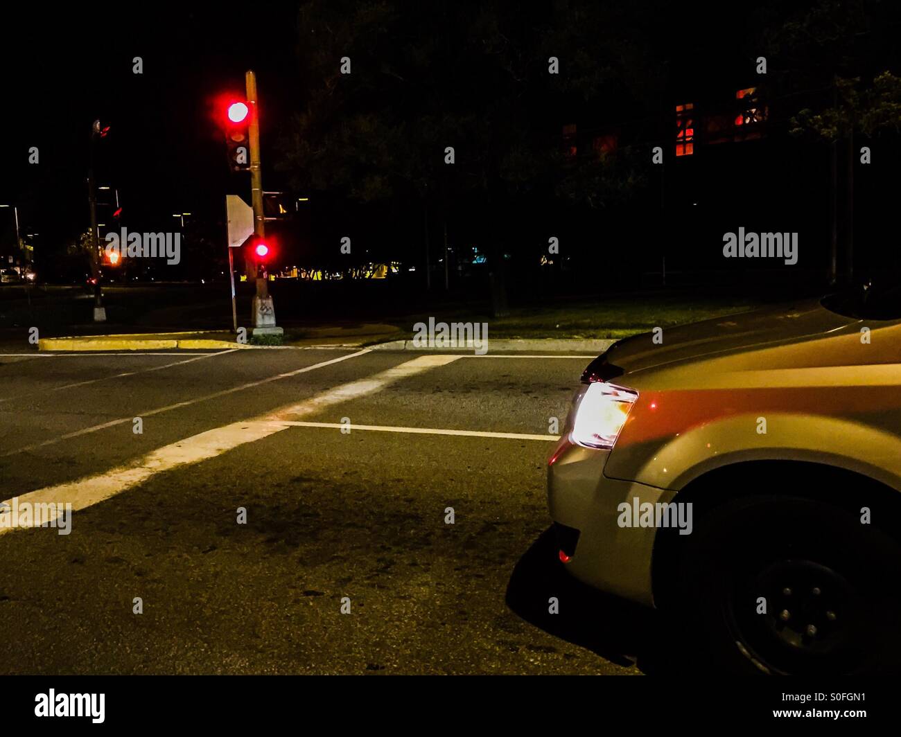 Red light - Smartphone Captured Stock Image