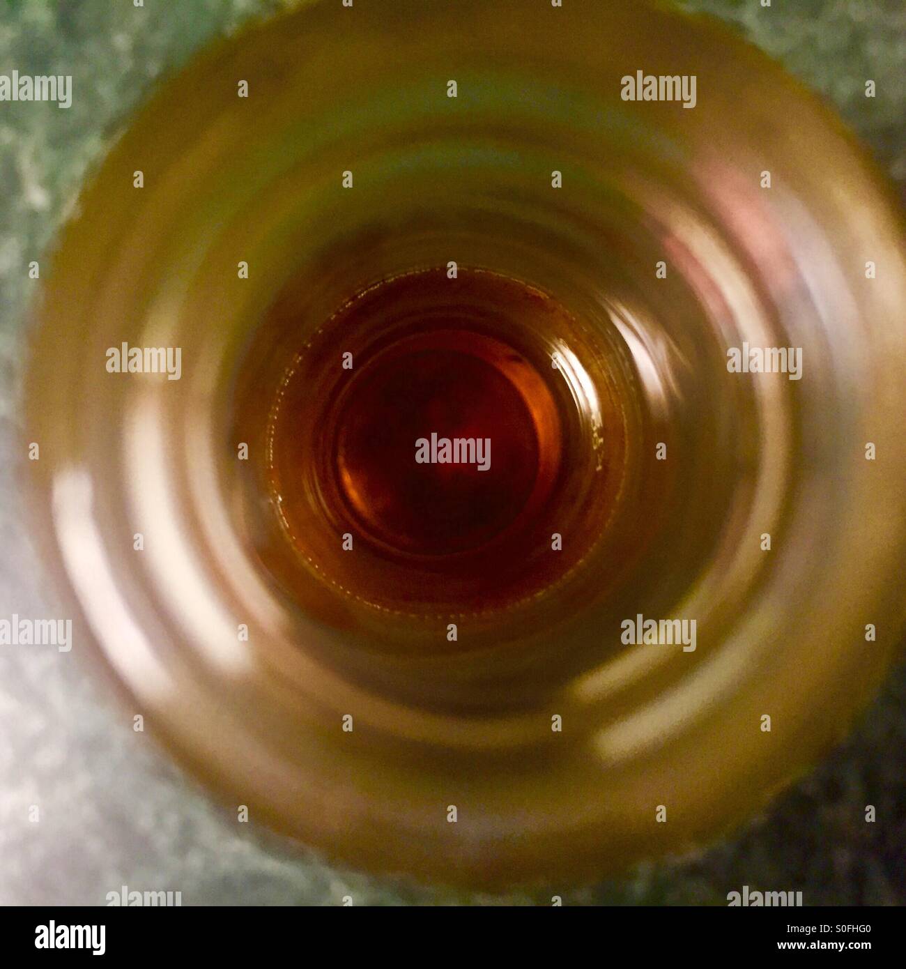 Bottom of a bottle Stock Photo Alamy