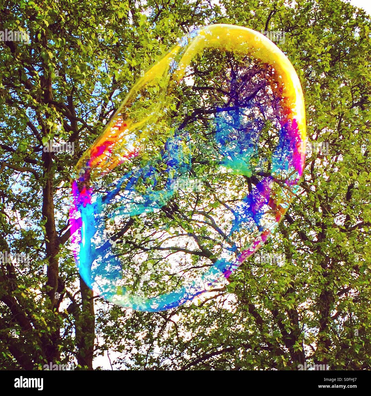 A giant bubble - Smartphone Captured Stock Image