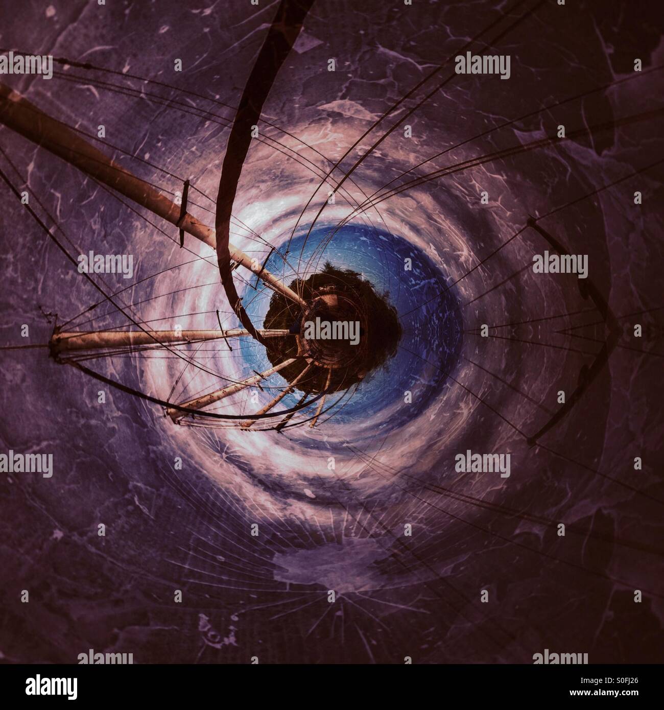 Beams. - Smartphone Captured Stock Image