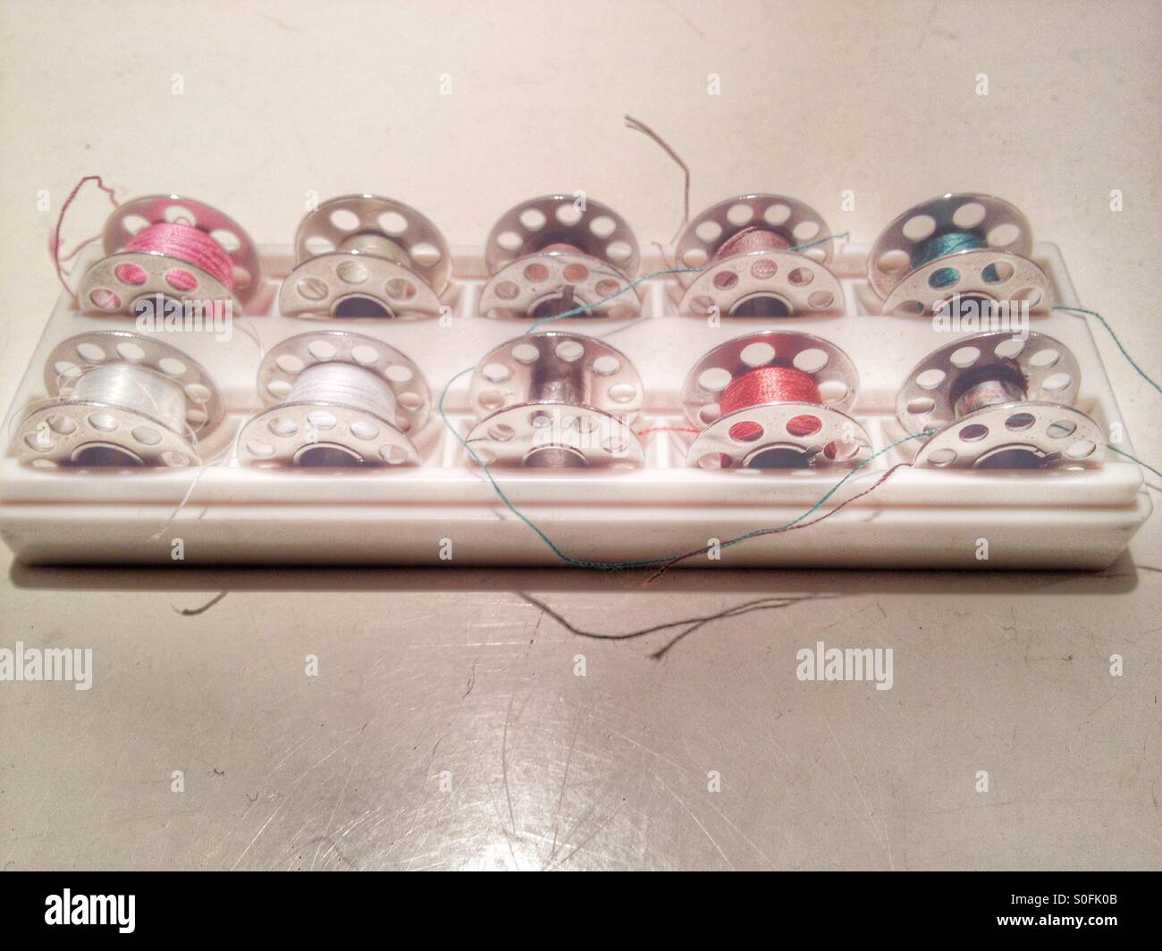 Bobbins for sewing machine hires stock photography and images Alamy
