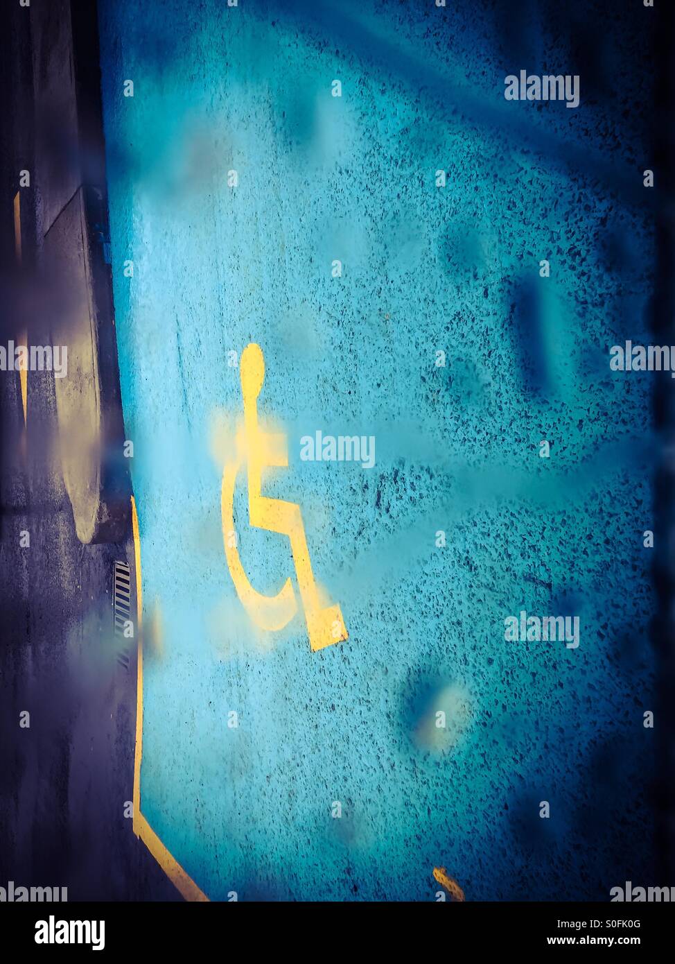 Handicapped - Smartphone Captured Stock Image